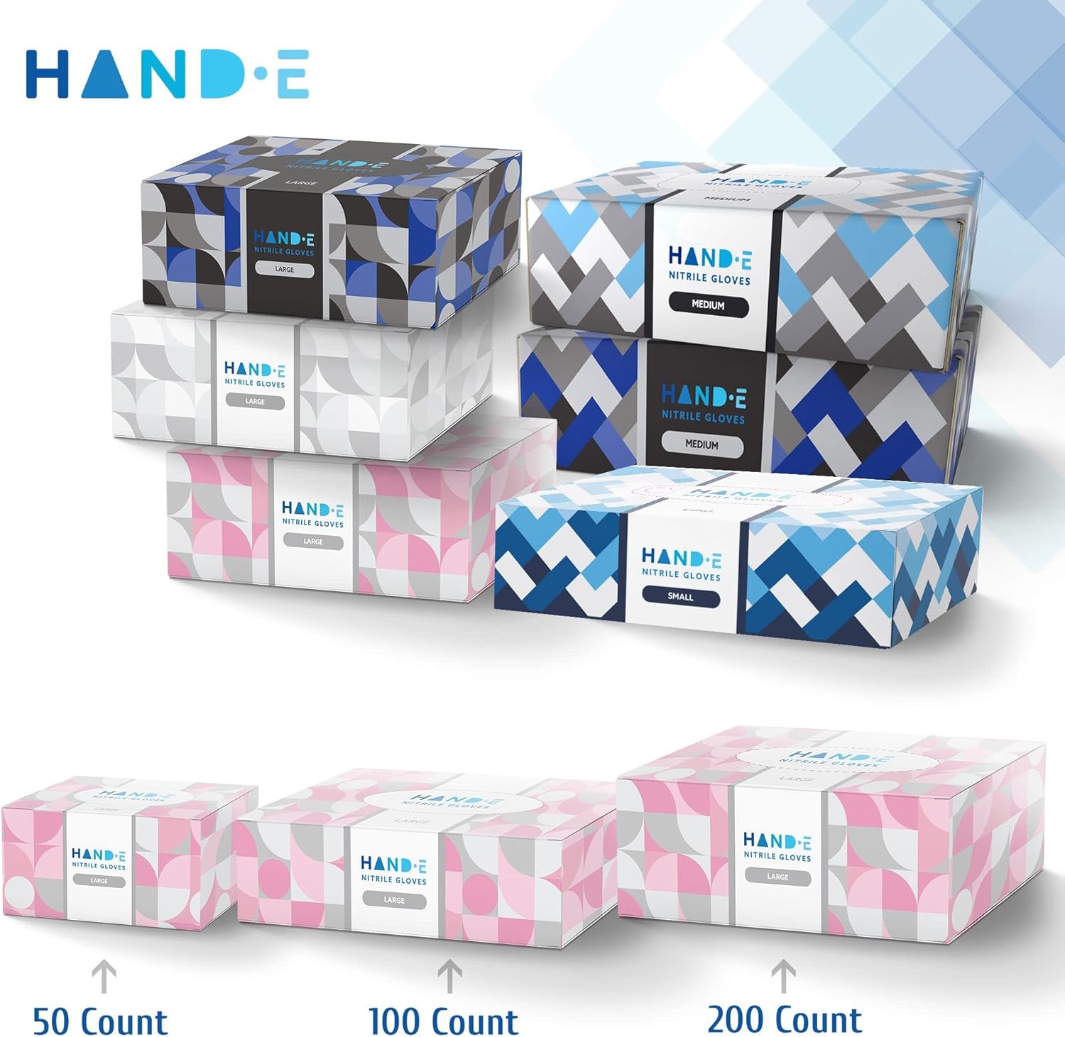 Hand-E Touch Pink Nitrile Disposable Gloves - Esthetician, Nail Tech, Hair Dye & Stylist, Cleaning Gloves - Image 7